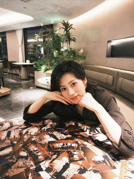 法小曼*子珍专区绵羊毛西装套装女气质老钱风职业装毛呢西服外套秋冬通勤两件套 商品图3