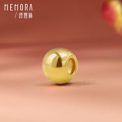 【人气爆款】黄金小金珠10颗 足金小珠子配珠转运珠MEMORA诗普琳HP561001 商品图11