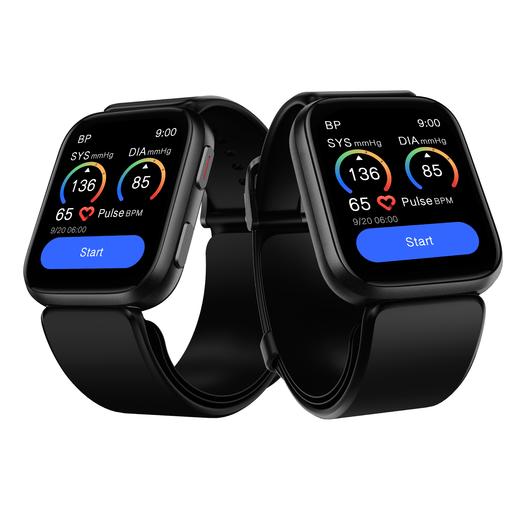 迪欧娜D3 第三代气泵式血压智能手表 气泵血压测量 四通道传感心率检测 商品图1