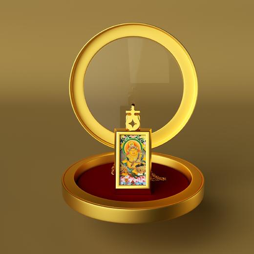 布达拉宫·黄财神吊坠 商品图3