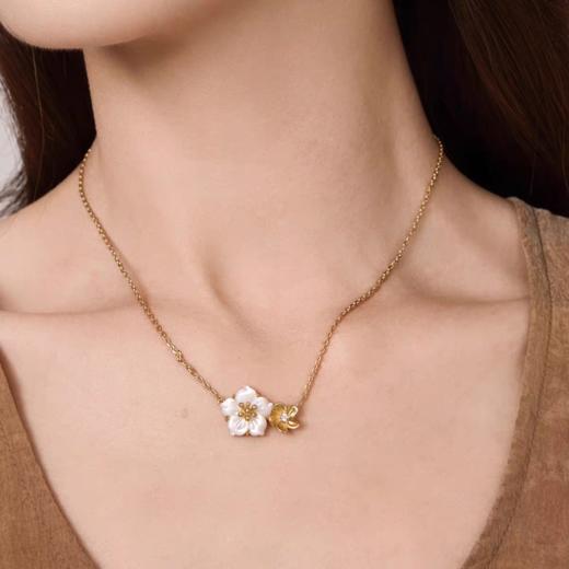 2楼Fellala/翡拉拉「简奢时尚5.0」系列雪樱项链锁骨链吊牌价799现价719 商品图4