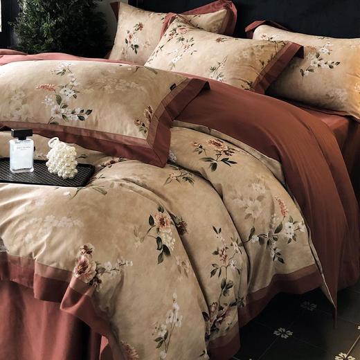 秋冬季120支长绒棉磨毛四件套床单纯棉被套床笠款保暖全棉上用品4 商品图1