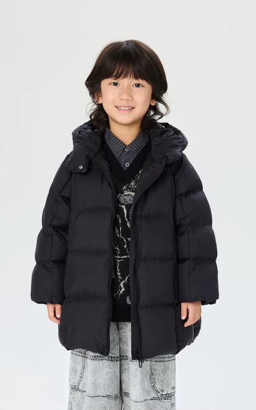 一店d 𝐉𝐍𝐁𝐘江南布衣亲子羽绒服‼️‼️ 官方爆款🔥版型真的好看炸了！！填充95白鹅🦢绒 是的 实物超蓬 关键是版型  中长微茧又轻又利落 江南原厂货 商品图2