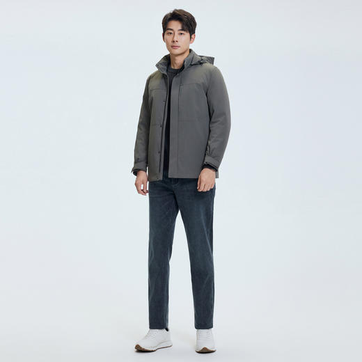 【门店同款&鸭绒】圣得西连帽羽绒服2025年冬季男士休闲户外外套 商品图3