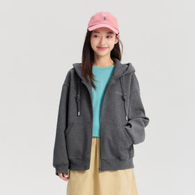 笛莎Deesha青少年女童卫衣2026春季女童连帽卫衣外套