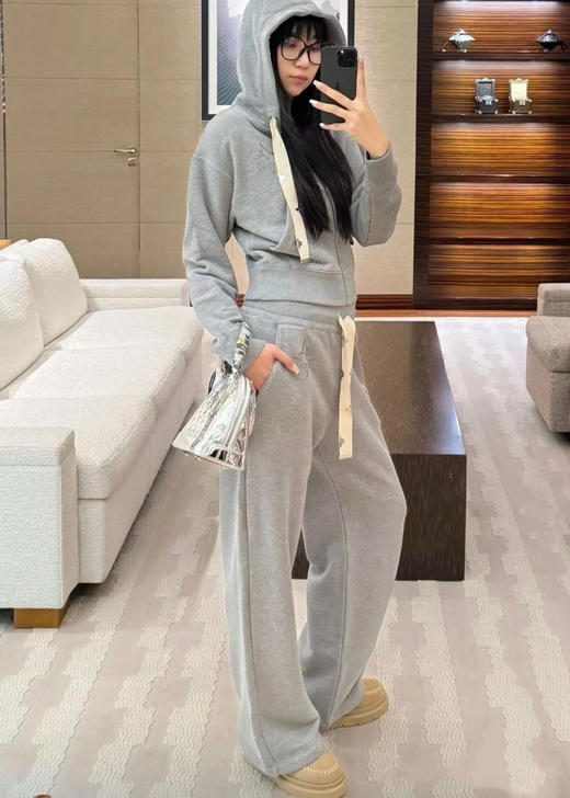 驴家 滑雪系列徽标烫钻拉链帽衫 (TM) 商品图2