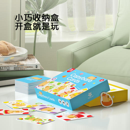 Pinwheel卡皮巴拉牌，亲子互动桌游，益智桌游玩具（3岁以上） 商品图5
