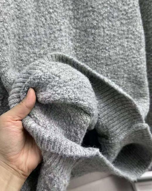 D121806男装精典标准版圆领针织羊毛衫时尚百搭男款毛衣 商品图7