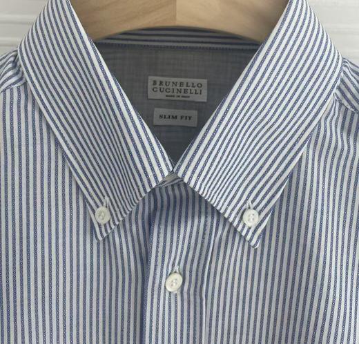 男款条纹长袖衬衫la006 商品图2