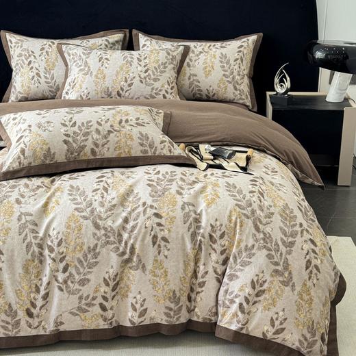 秋冬季加厚磨毛四件套80支全棉纯棉床单被套美式保暖1.8m床上用品 商品图3