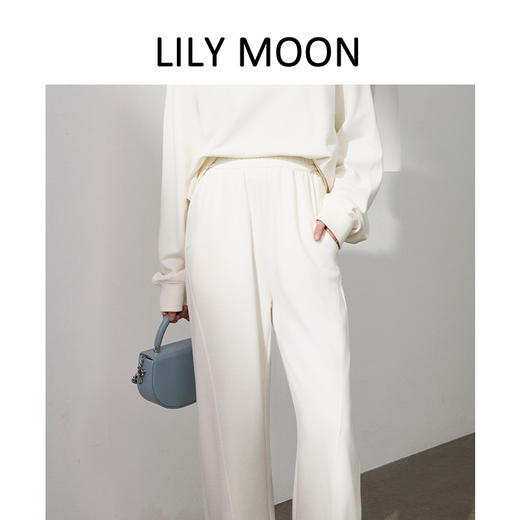 LILY MOON松弛解构设计感修身香蕉裤 商品图8