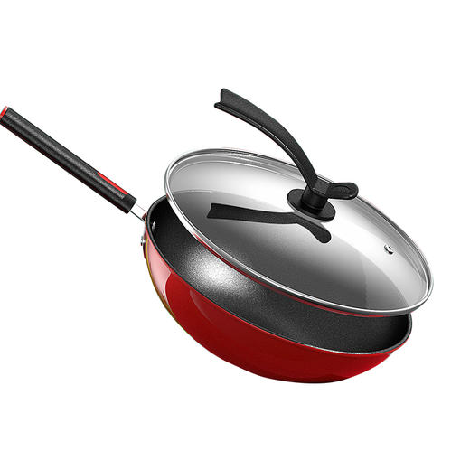 EFULLOT 伊弗勒 TH-W316红运当头不粘炒锅 32cm 商品图4