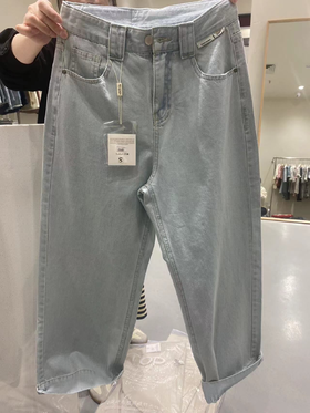 【直播专供款】ENJOY2023年夏季粉皮标牛仔裤 151004914