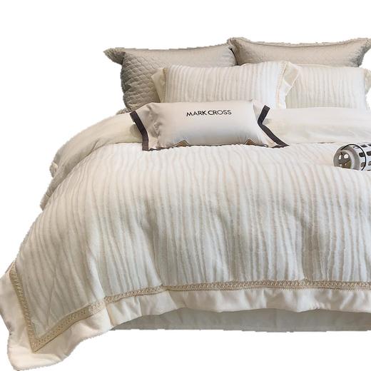 MARK CROSS A类高端冬季牛奶绒四件套超柔软加厚加绒床单被套床品 商品图4