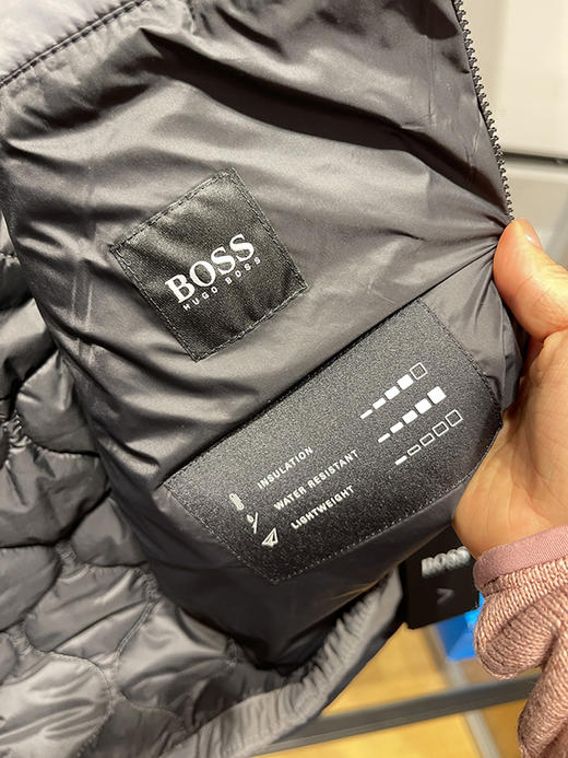 瑕疵HUGO BOSS 机能通勤 男冬季防水保暖马甲三合一连帽冲锋衣外套 商品图5