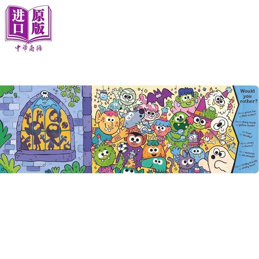 【中商原版】你更爱的可能是节日 Would You Rather Halloween 英文原版 儿童绘本 亲子互动图画书 插图色彩鲜艳 进口童书2岁+ 商品图3