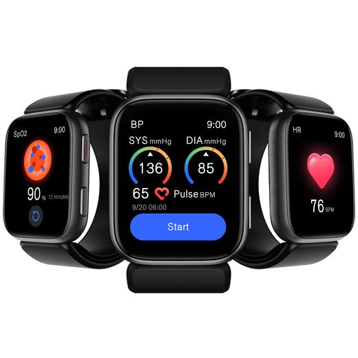 迪欧娜D3 第三代气泵式血压智能手表 气泵血压测量 四通道传感心率检测 商品图0