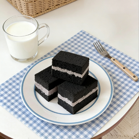 【无糖黑芝麻蛋糕】14枚19.9💰2大箱❗糕体蓬松柔软☁️内陷绵密温润，入口即化，一口满足🤤 ✅新鲜鸡蛋➕优质黑芝麻➕全脂乳粉，真材实料，低温烘焙🛒