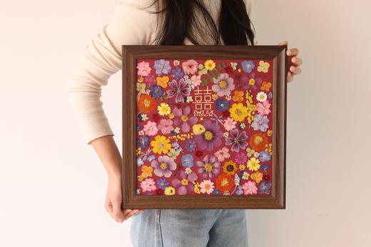 囍·押花画 新婚礼物可定制 商品图3