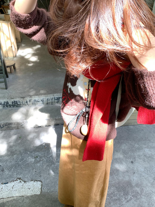 <曾小咸推荐>现货秒杀 ！微信超特价！美拉德小狗刺绣毛衣 日常189.99 立减90 秒杀99.99！！ 商品图7