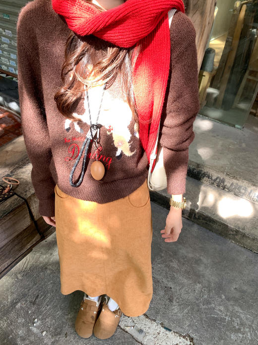 <曾小咸推荐>现货秒杀 ！微信超特价！美拉德小狗刺绣毛衣 日常189.99 立减90 秒杀99.99！！ 商品图11