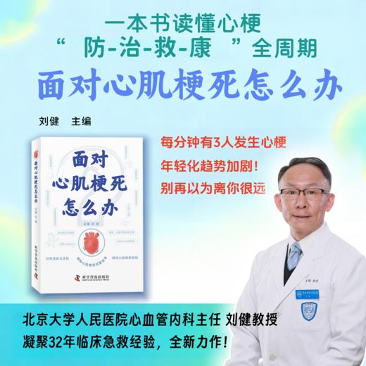 面对心肌梗死怎么办  预警早发现，专家支招防“心”险。健康生活不踩雷 商品图0