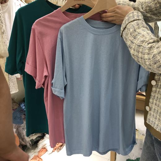 【直播专供款】ENJOY夏季韩版翻袖边T 142017019 商品图0