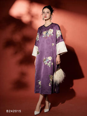 B242015香云纱连衣裙