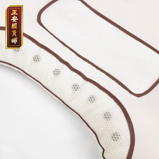 正安 艾绒肩颈枕头 可拆式艾绒包U型人体工学护颈设计 失眠阳气睡眠家居中式家纺新家 艾绒睡眠枕 商品图2