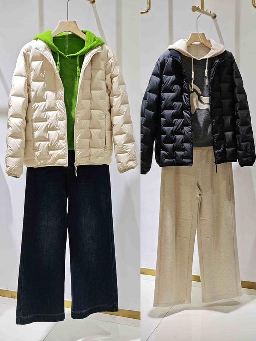 58J011女士立领轻便羽绒服 商品图0