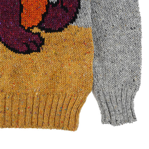 Howlin STRANGER IN PARADISE 男女中性款刺绣羊毛马海毛圆领毛衣 商品图3