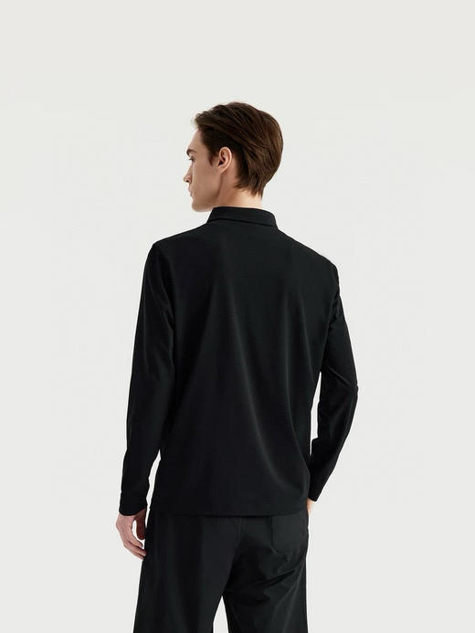 点此购买 比音勒芬秋冬季男款翻领高尔夫系列长袖POLO衫 ss 338207 商品图8