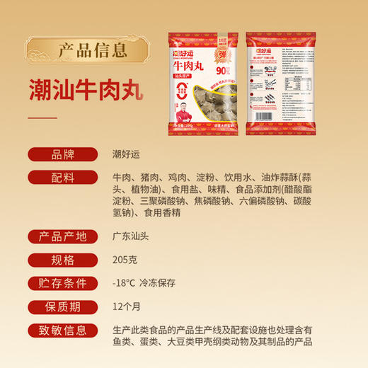 【自营】潮庭正宗非遗牛肉丸组合 YT 商品图1