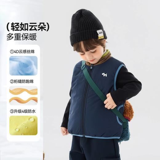 嘟嘟家宝宝马甲秋冬加绒儿童坎肩冬季男童冬装上衣女童背心外穿潮 商品图1