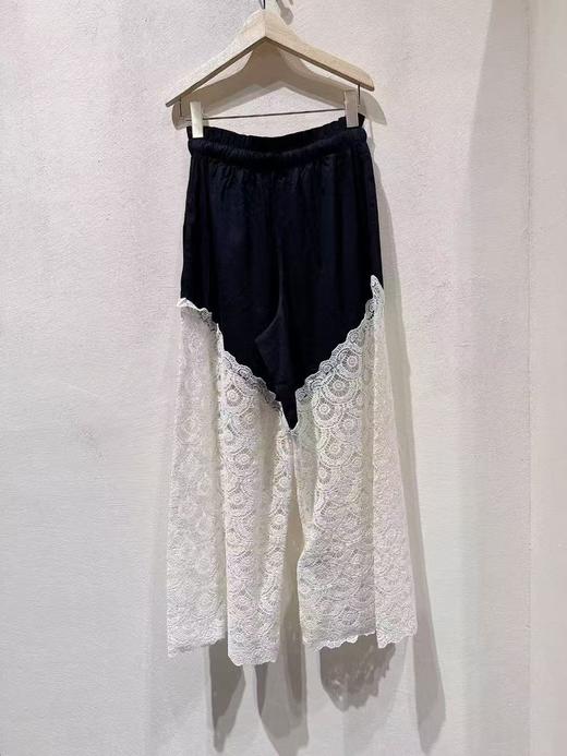 女款拼接蕾丝休闲长裤he 商品图0