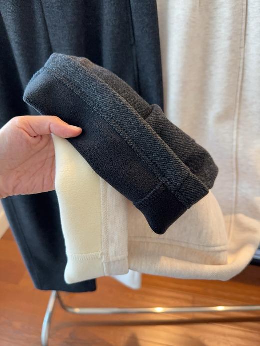 高端醋酸羊毛休闲窄版直筒裤，小个子针织裤毛呢裤 商品图10