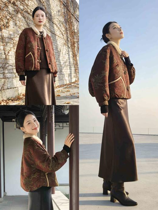 545205水貂领鹅绒服 商品图3