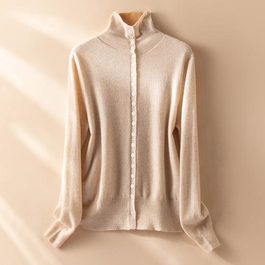 三穿实用派新款！100纯山羊绒多扣开衫外套女CYR240114 商品图3