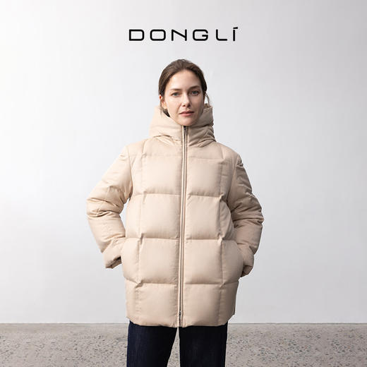 东黎 • 女士冬季短款连帽羽绒服 5428 商品图4