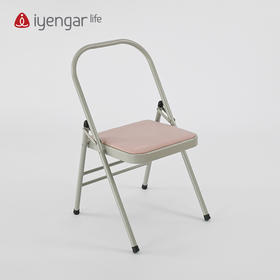 艾扬格 LIFE A4023盐粉之境瑜伽椅（二横杠） 专用折叠椅练习 凳子 艾扬格瑜伽辅助椅子