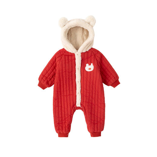 【清仓】嘟嘟家儿童连体衣小宝宝冬季哈衣婴幼儿加绒衣服男童女童新款童装 商品图4