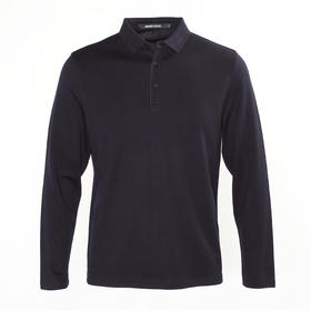 Marco Azzali 藏青色POLO领长T TC57247A1