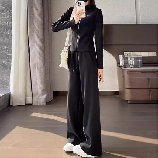 裁缝学苑AQ574立领修身开衫阔腿裤套装纸样女装阔腿裤子修身外套样板 商品图3