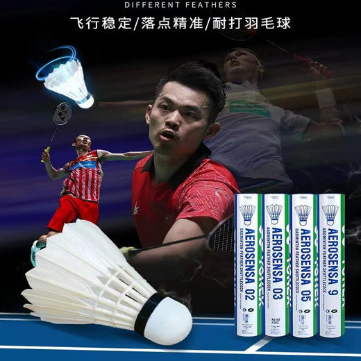 尤尼克斯 羽毛球 AS-02 / AS-03 / AS-9 / AS-05 / AS-50 中方/大方/全圆鸭毛（复合软木） 商品图1