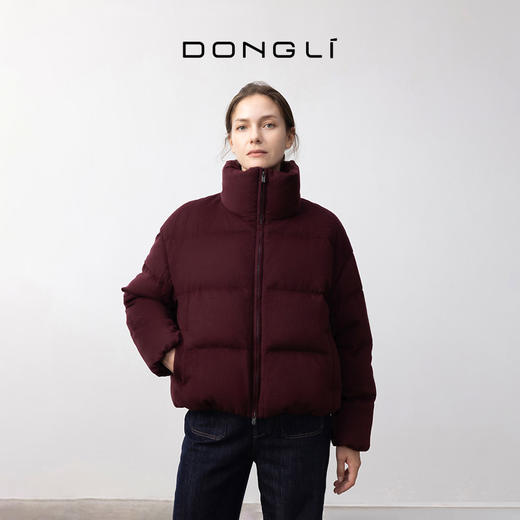 东黎 • 女士冬季短款羊绒面料羽绒服 5345 商品图1