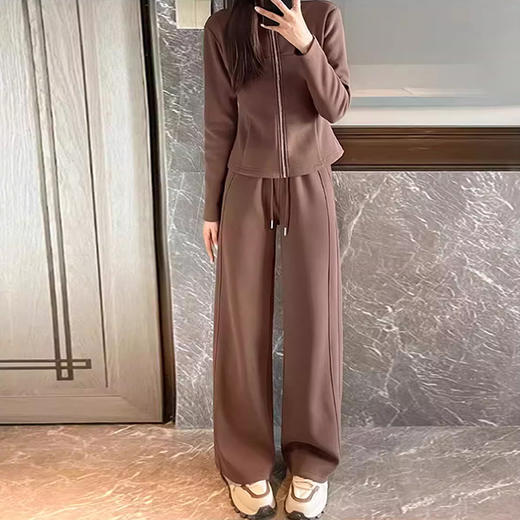 裁缝学苑AQ574立领修身开衫阔腿裤套装纸样女装阔腿裤子修身外套样板 商品图2
