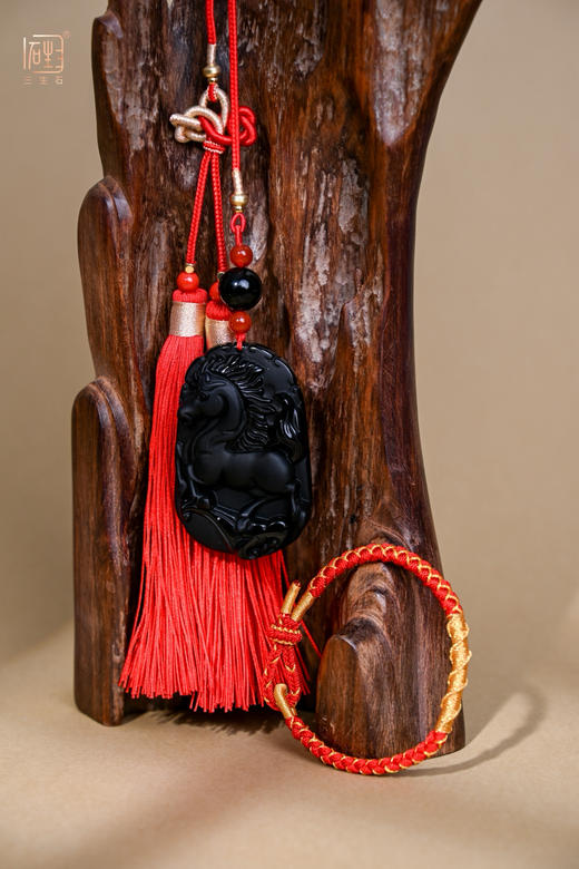 马到成功➕好运红绳 吉祥套装 商品图2