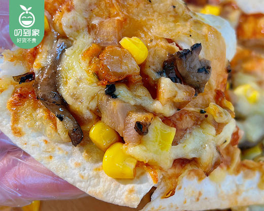 舌尖百味8寸黑松露菌菇鸡肉薄脆披萨/1包（260g）生产日期：25年11月补单专用 商品图1