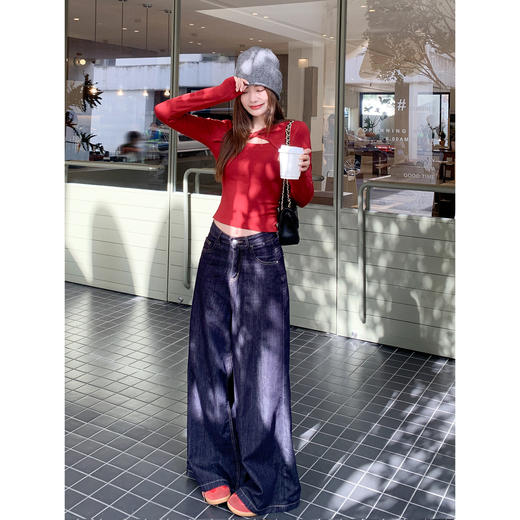 <曾小咸推荐>2.20 现货秒杀 ！微信超特价！韩系镂空修身T恤 日常119.99 立减60 秒杀59.99！！ 商品图3