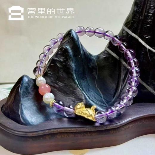 【故宫正品宫猫手串】2026马年新年水晶玛瑙女款手链春节情人节礼物 商品图1